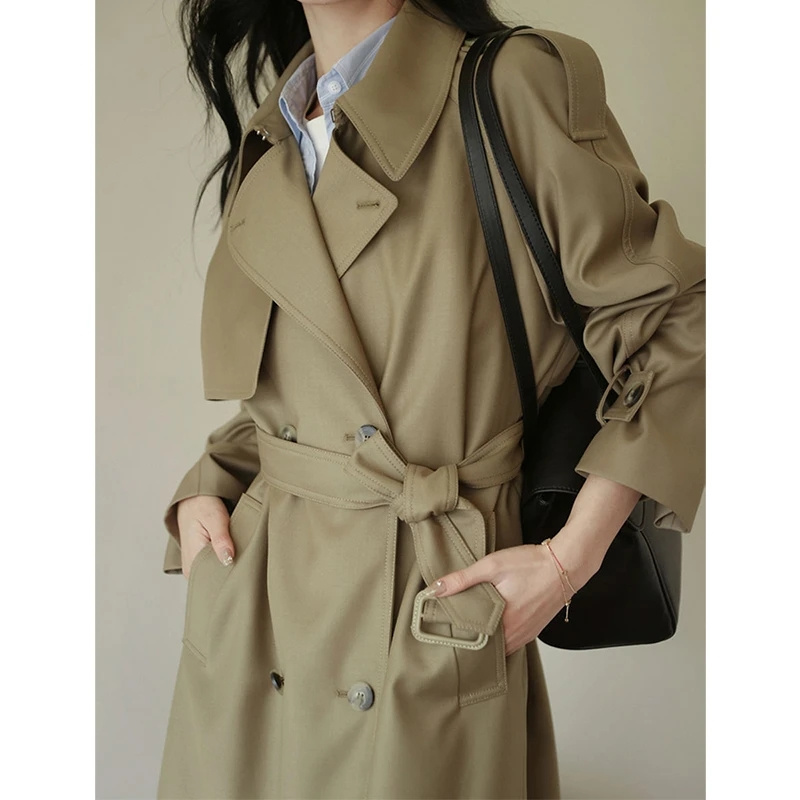 Summer Clothing For Women Over 50 - 2025 outono feminino trench coat roupas