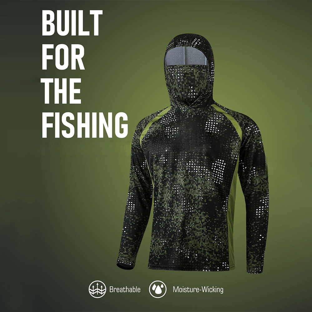 Summer Clothing Trend - Roupa de Pesca MALFC para Homens,