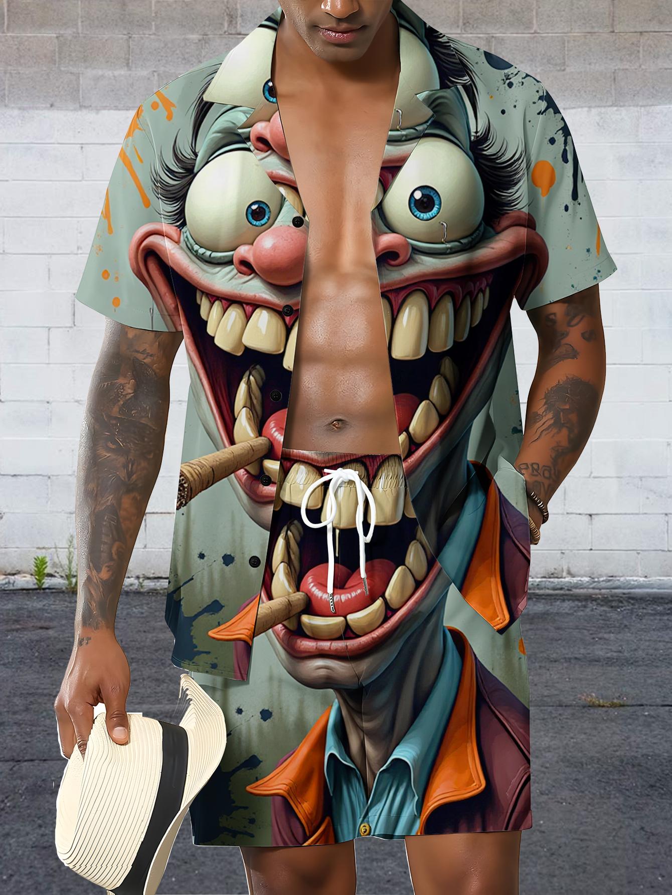Summer Clothing Drip - Conjuntos de Camisetas Masculinas 2026 Primavera/Verão,