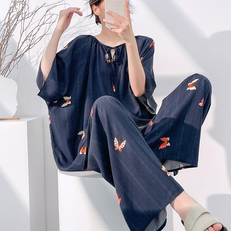 Summer Clothes Fashion - Conjunto de Pijamas Femininos Confortáveis e
