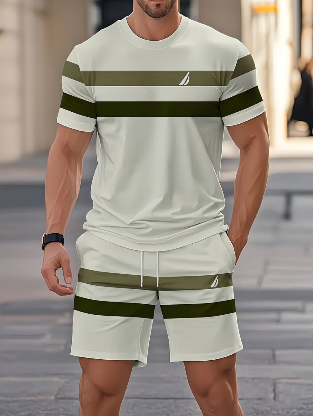 Summer Clothes Fashion - Conjuntos de Verão Masculinos Divertidos com