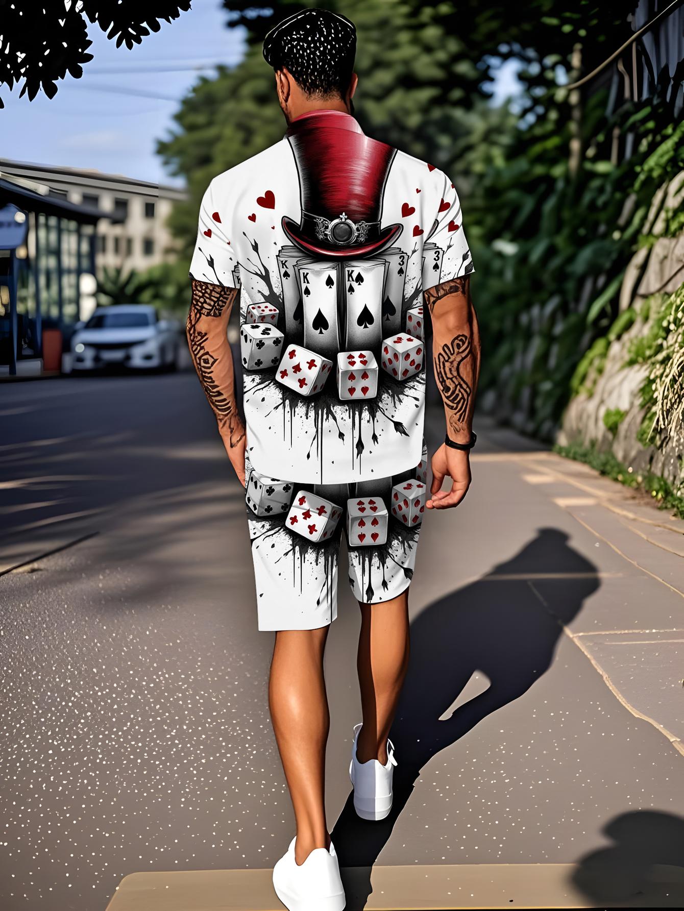 Summer Clothing Drip - Conjuntos de Camisas Masculinas 2026 Primavera/Verão,
