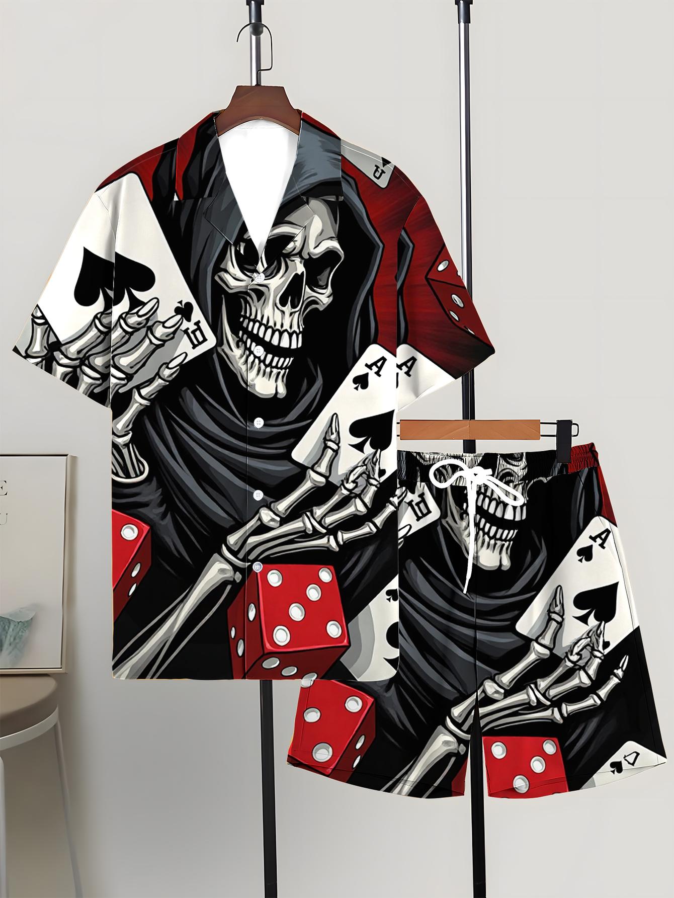 Conjunto de Camisa Masculina 2 - Summer Clothing Drip avaliação e preço