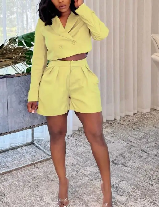 Conjunto Elegante de Blazer de - Summer Clothing Italy avaliação e preço