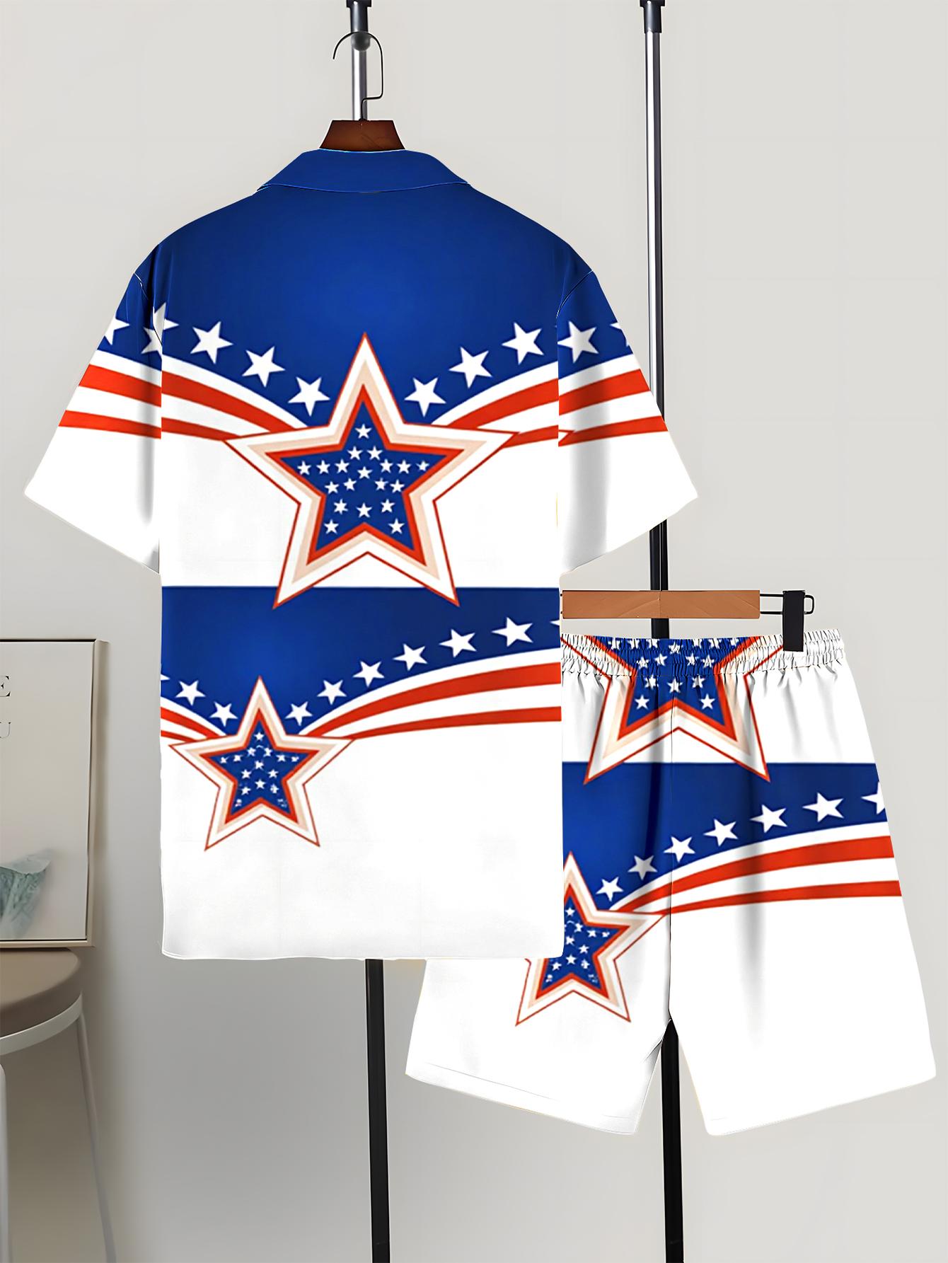 Conjuntos de Camisas Masculina - Summer Clothing Drip avaliação e preço