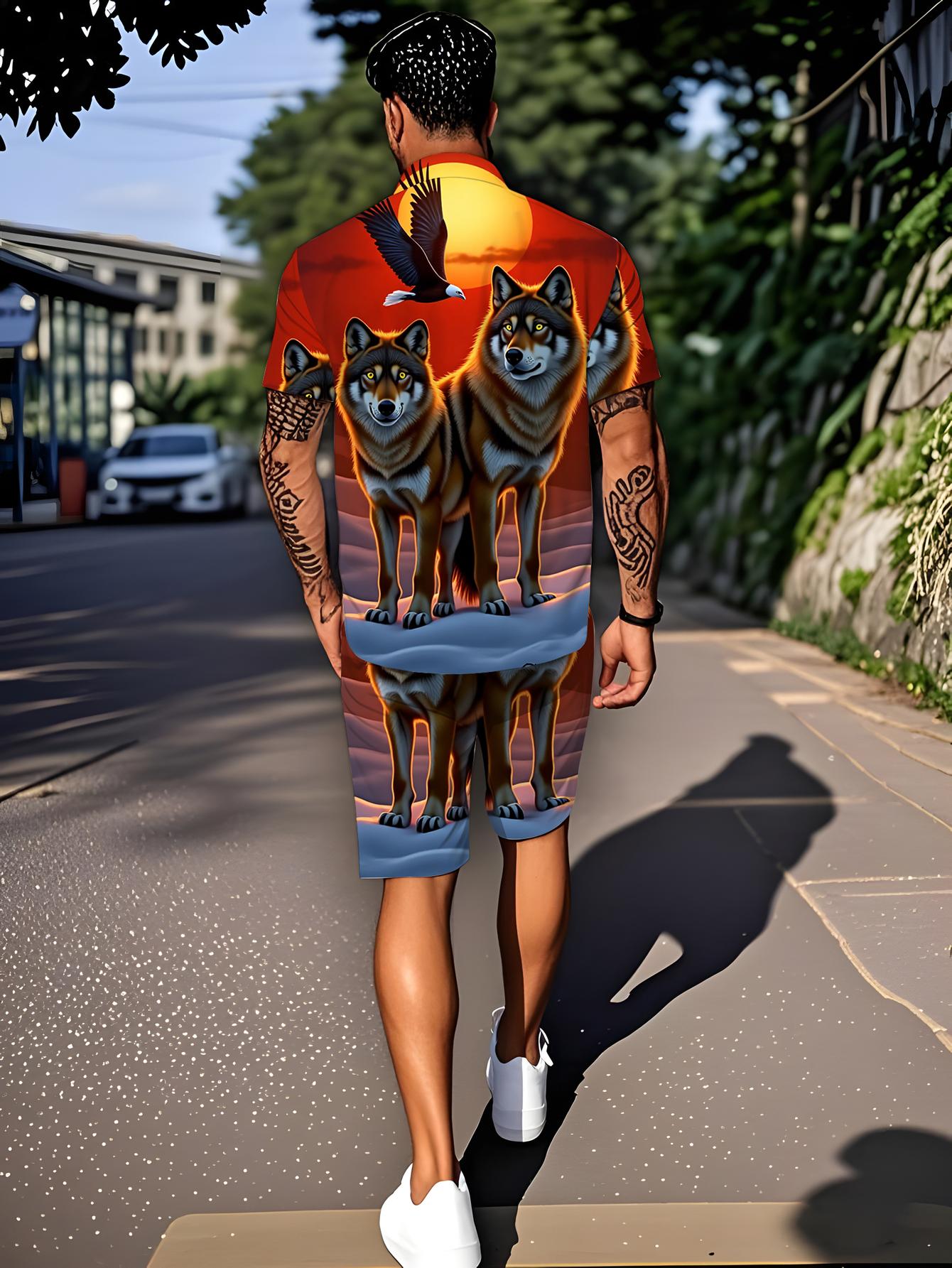 Conjuntos de Camisetas Masculi - Summer Clothing Drip avaliação e preço