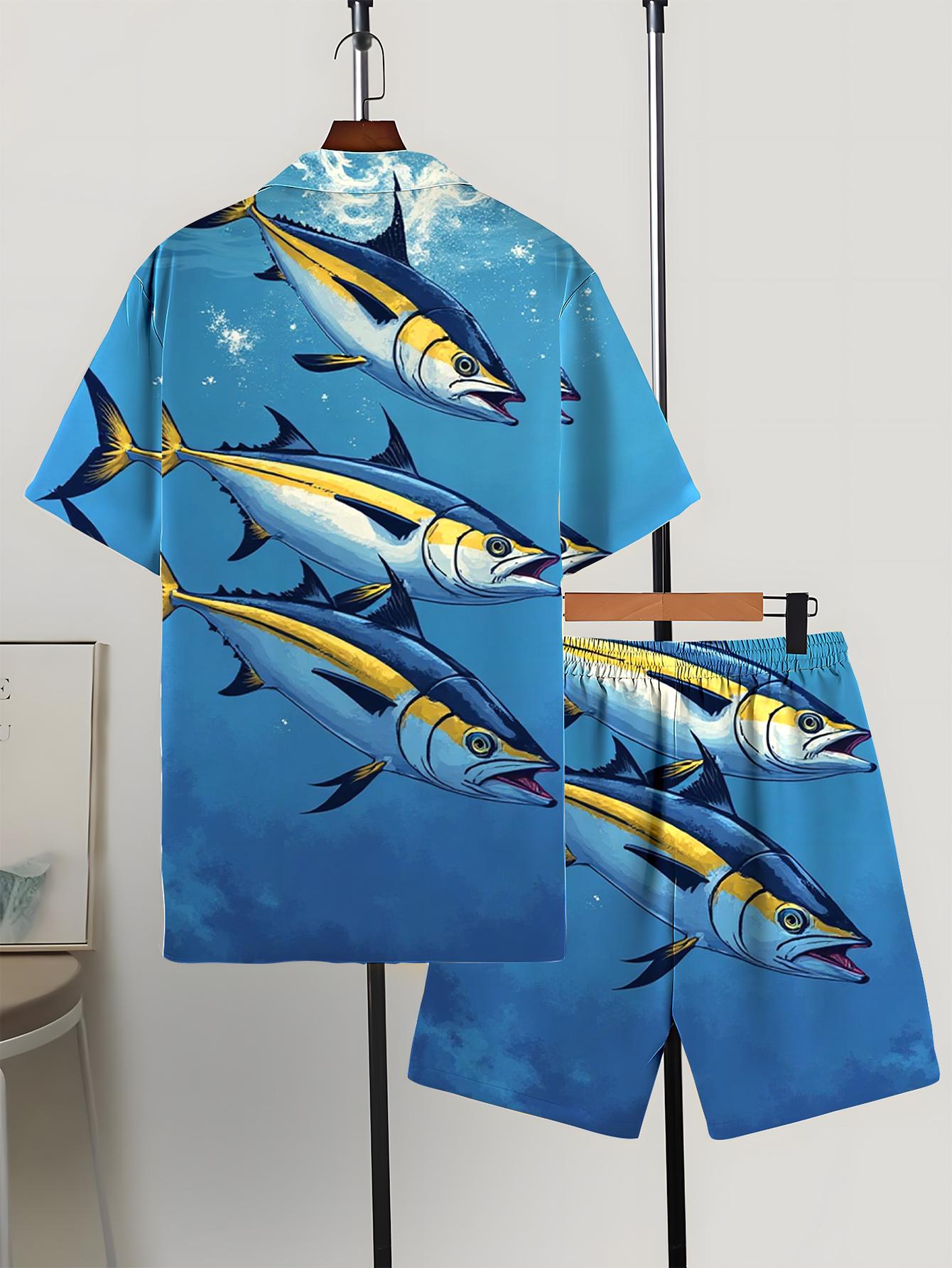 Conjuntos de Camisas Masculina - Summer Clothing Drip avaliação e preço