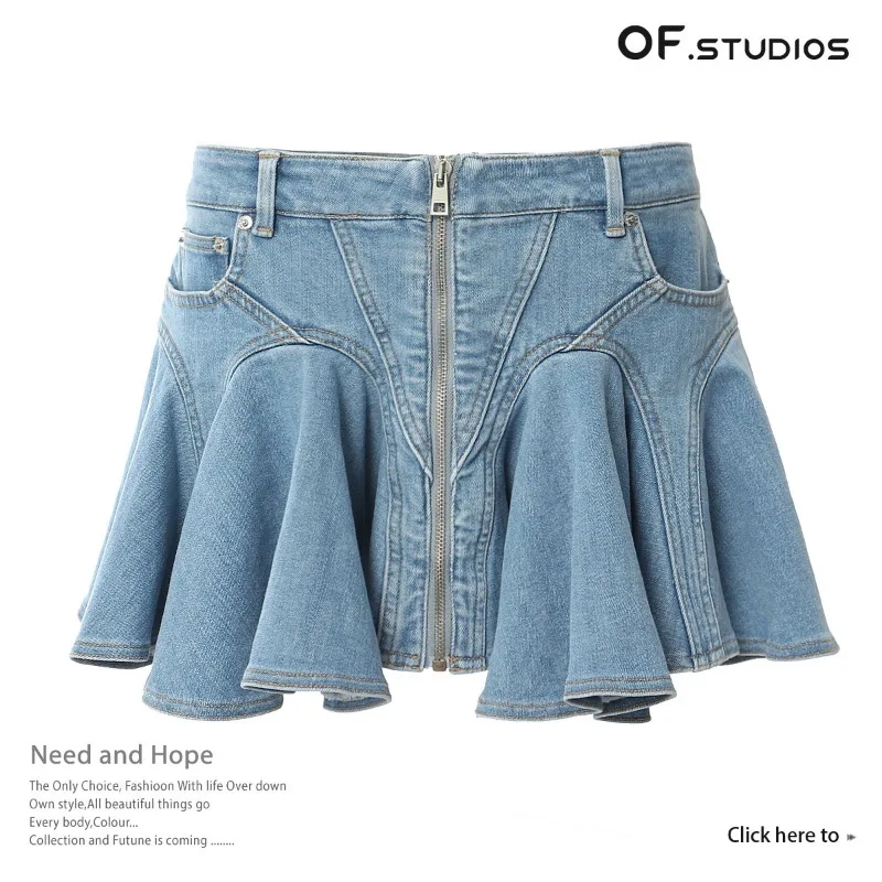 Saia Midi Jeans, Roupa Feminin - Summer Clothing Italy avaliação e preço