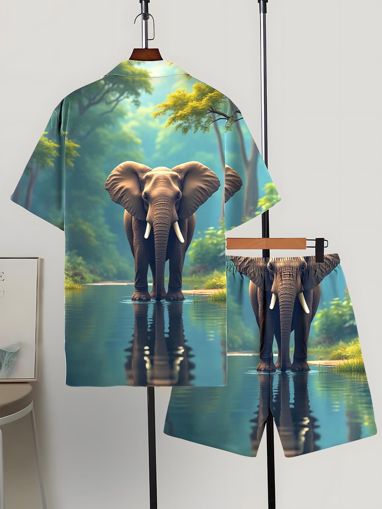 Conjuntos de Camisas Masculina - Summer Clothing Drip avaliação e preço