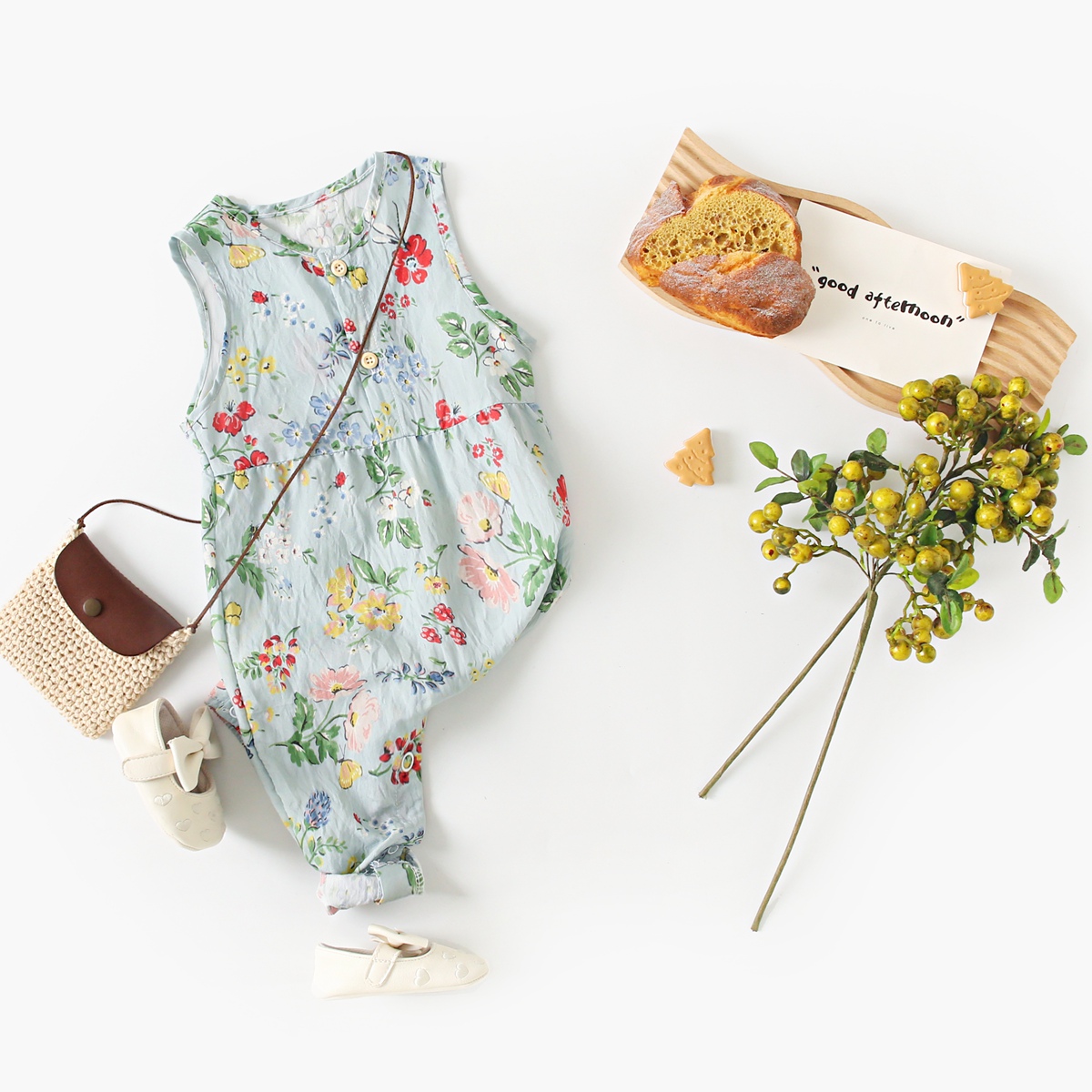 Macacões florais para bebês me - Summer Clothing Drawing avaliação e preço