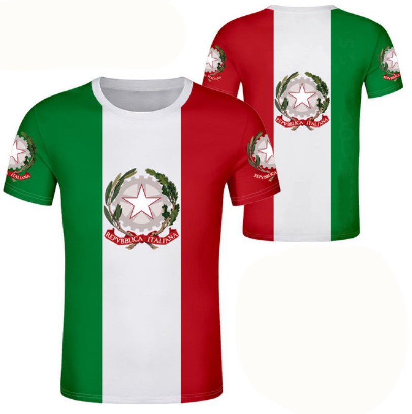 Itália camisetas bandeira ital - Summer Clothing Italy avaliação e preço