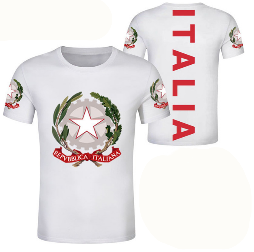 Itália camisetas bandeira ital - Summer Clothing Italy avaliação e preço