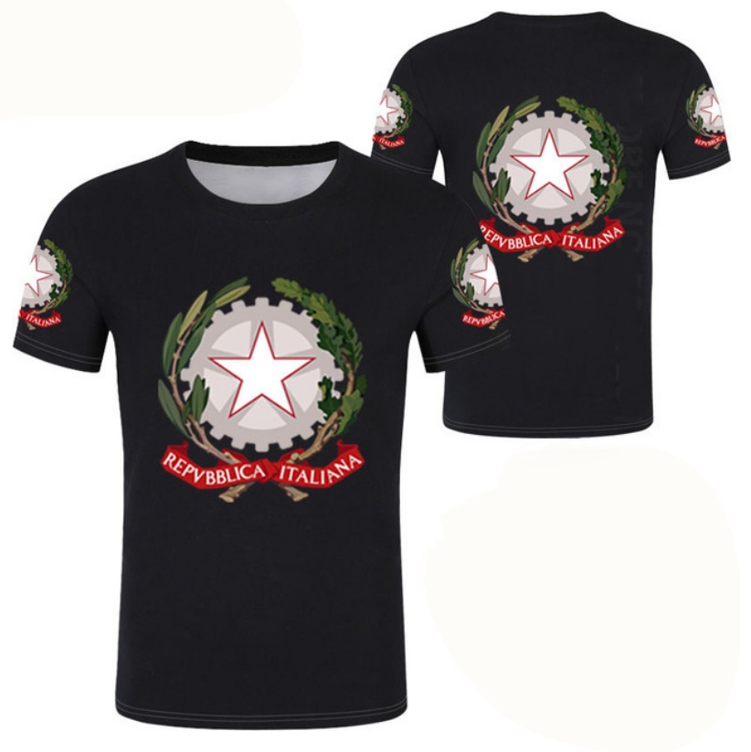 Itália camisetas bandeira ital - Summer Clothing Italy avaliação e preço