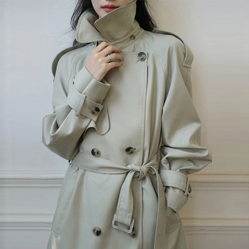 2025 outono feminino trench co - Summer Clothing For Women Over 50 avaliação e preço