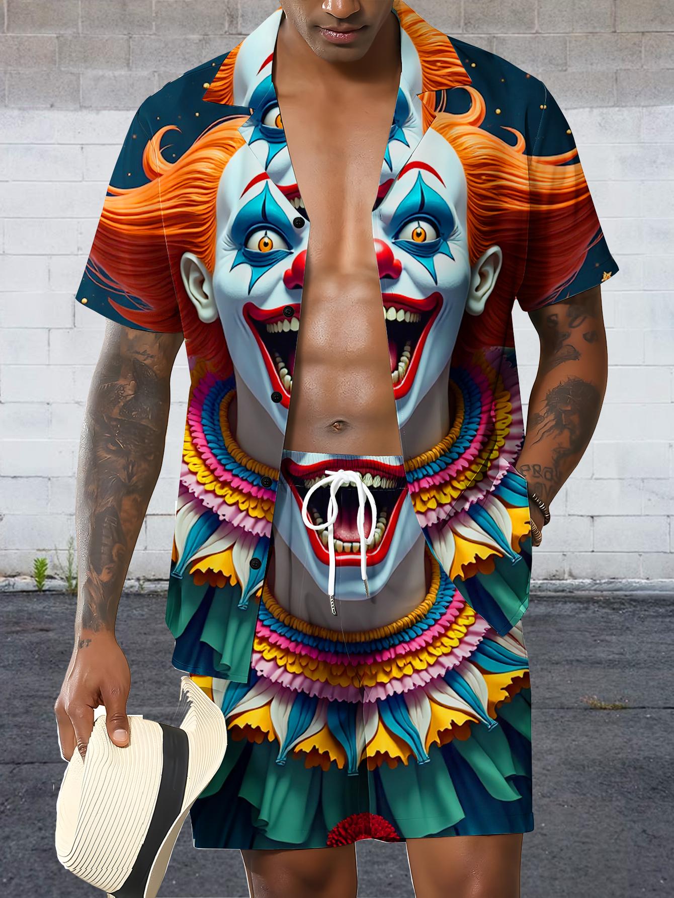 Conjuntos de Camisa Masculina  - Summer Clothing Drip avaliação e preço