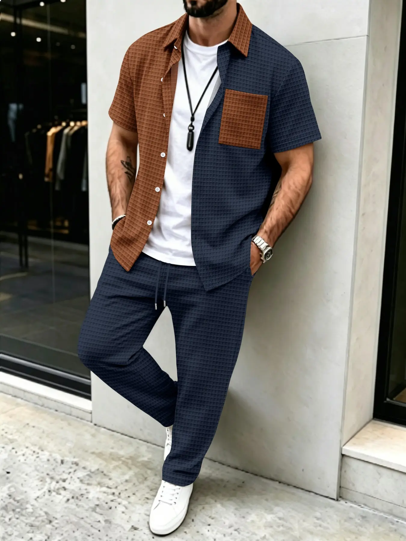 Conjunto Masculino Casual com  - Summer Clothes Fashion avaliação e preço