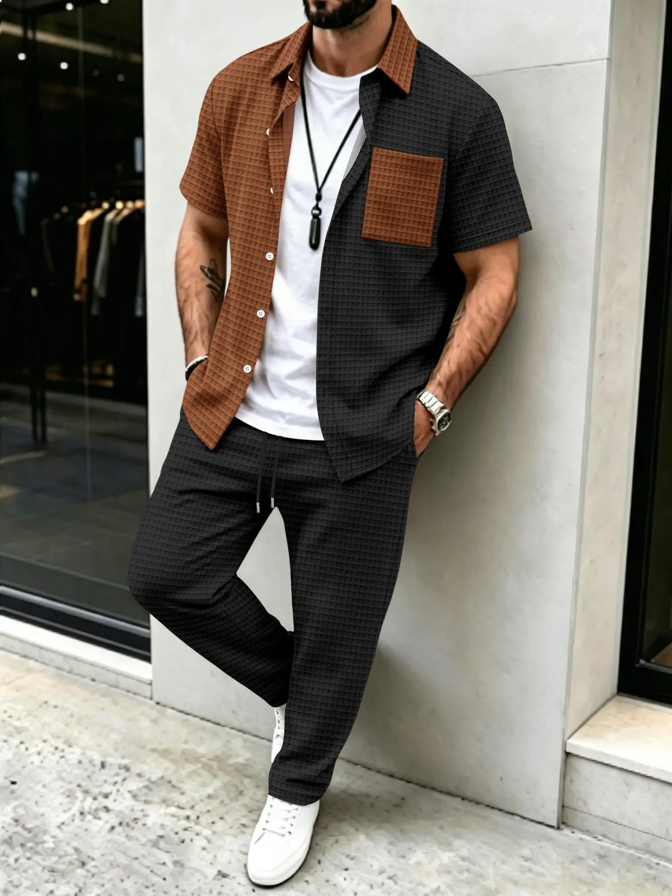 Conjunto Masculino Casual com  - Summer Clothes Fashion avaliação e preço