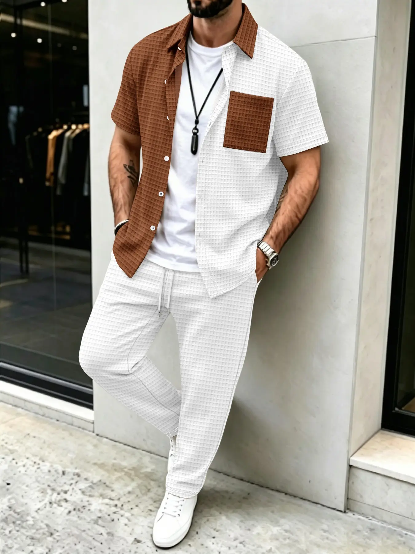 Conjunto Masculino Casual com  - Summer Clothes Fashion avaliação e preço
