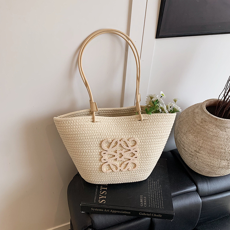 Bolsa de Palha Trançada Femini - Beach Bag Straw avaliação e preço