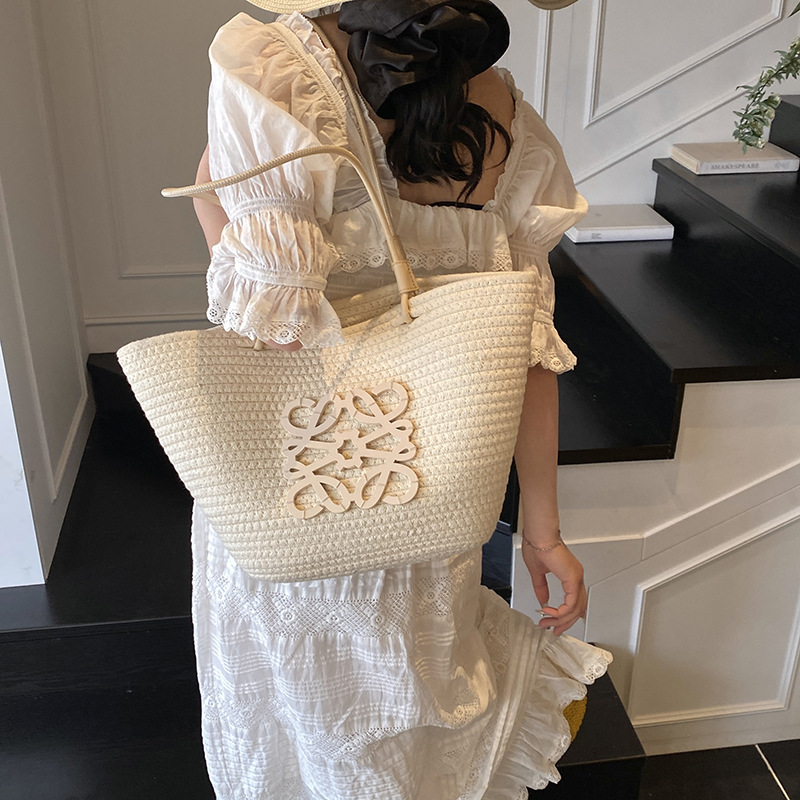 Bolsa de Palha Trançada Femini - Beach Bag Straw avaliação e preço