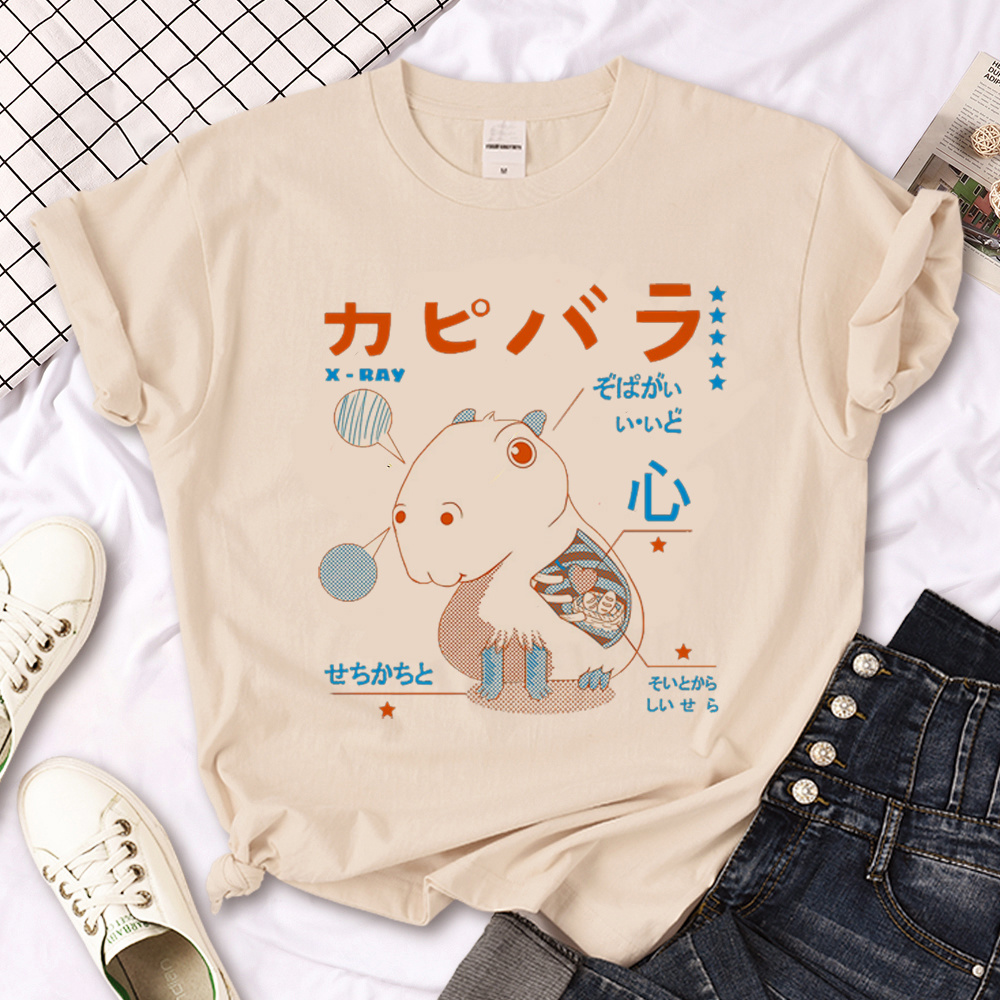 Camiseta feminina capibara cap - Summer Clothing Italy avaliação e preço