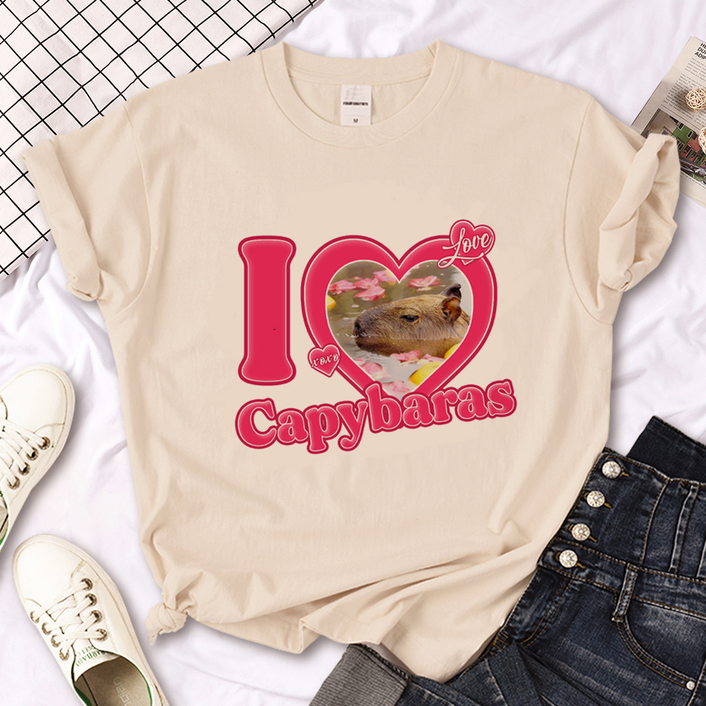 Camiseta feminina capibara cap - Summer Clothing Italy avaliação e preço