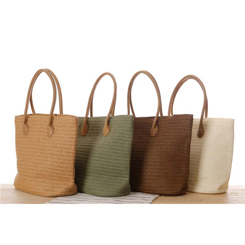 Bolsa de mão feminina, bolsa d - Beach Bag Straw avaliação e preço