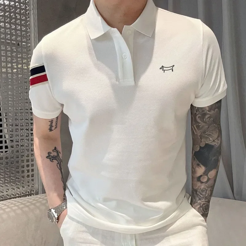 Camisa Polo Masculina de Golfe - Summer Golf Clothing avaliação e preço