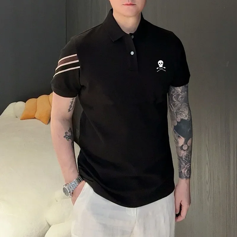 Camisa Polo Masculina de Golfe - Summer Golf Clothing avaliação e preço