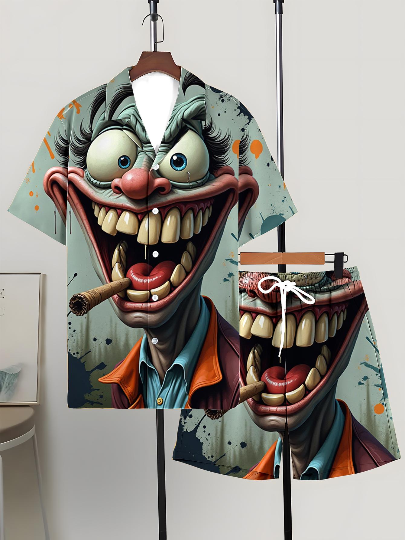 Conjuntos de Camisetas Masculi - Summer Clothing Drip avaliação e preço