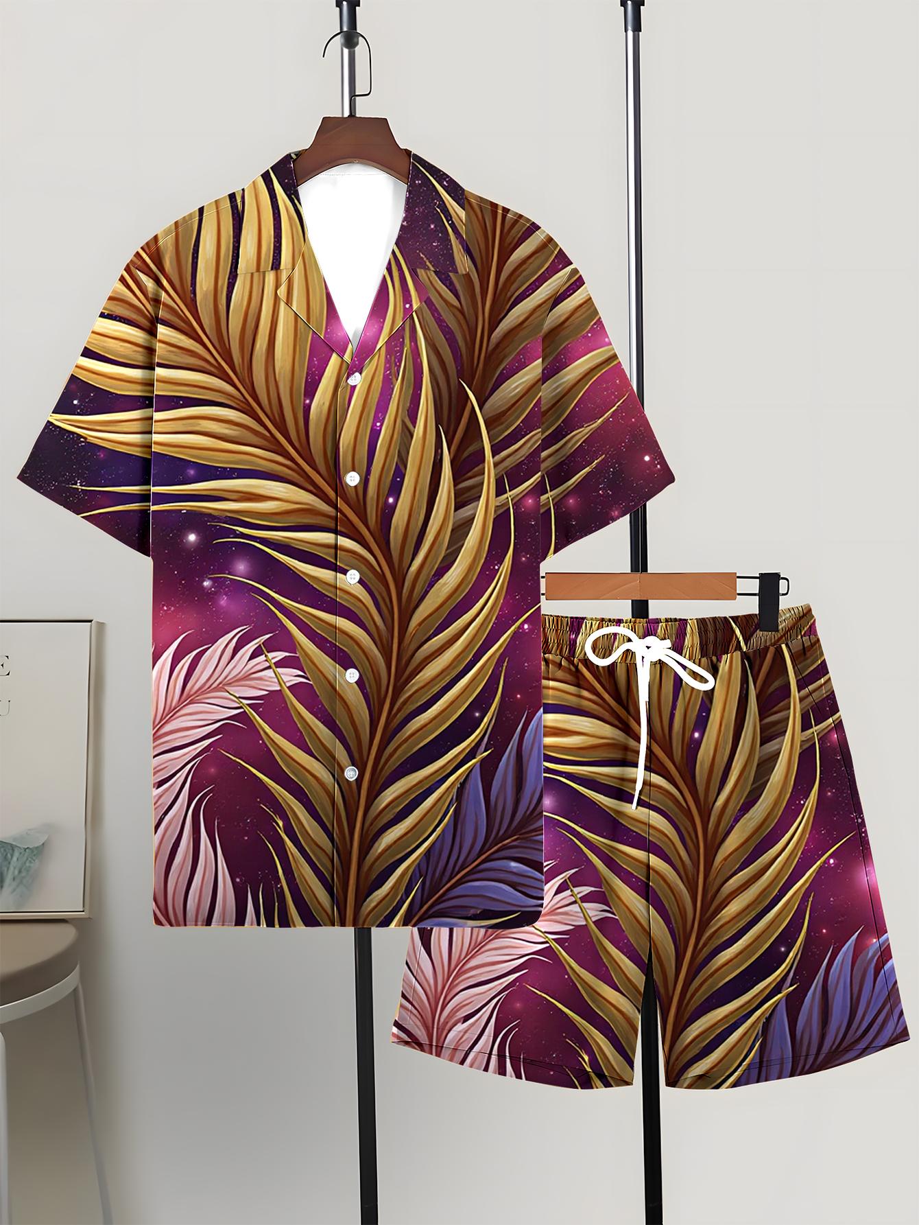 Conjuntos de Camisas Masculina - Summer Clothing Drip avaliação e preço
