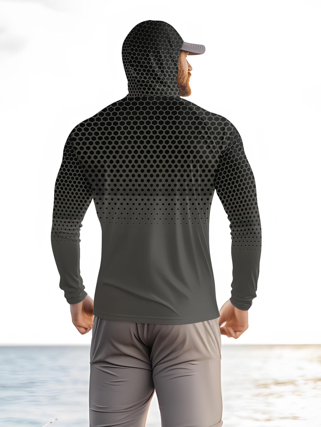 Camisa de Pesca Masculina de V - Summer Clothing Trend avaliação e preço