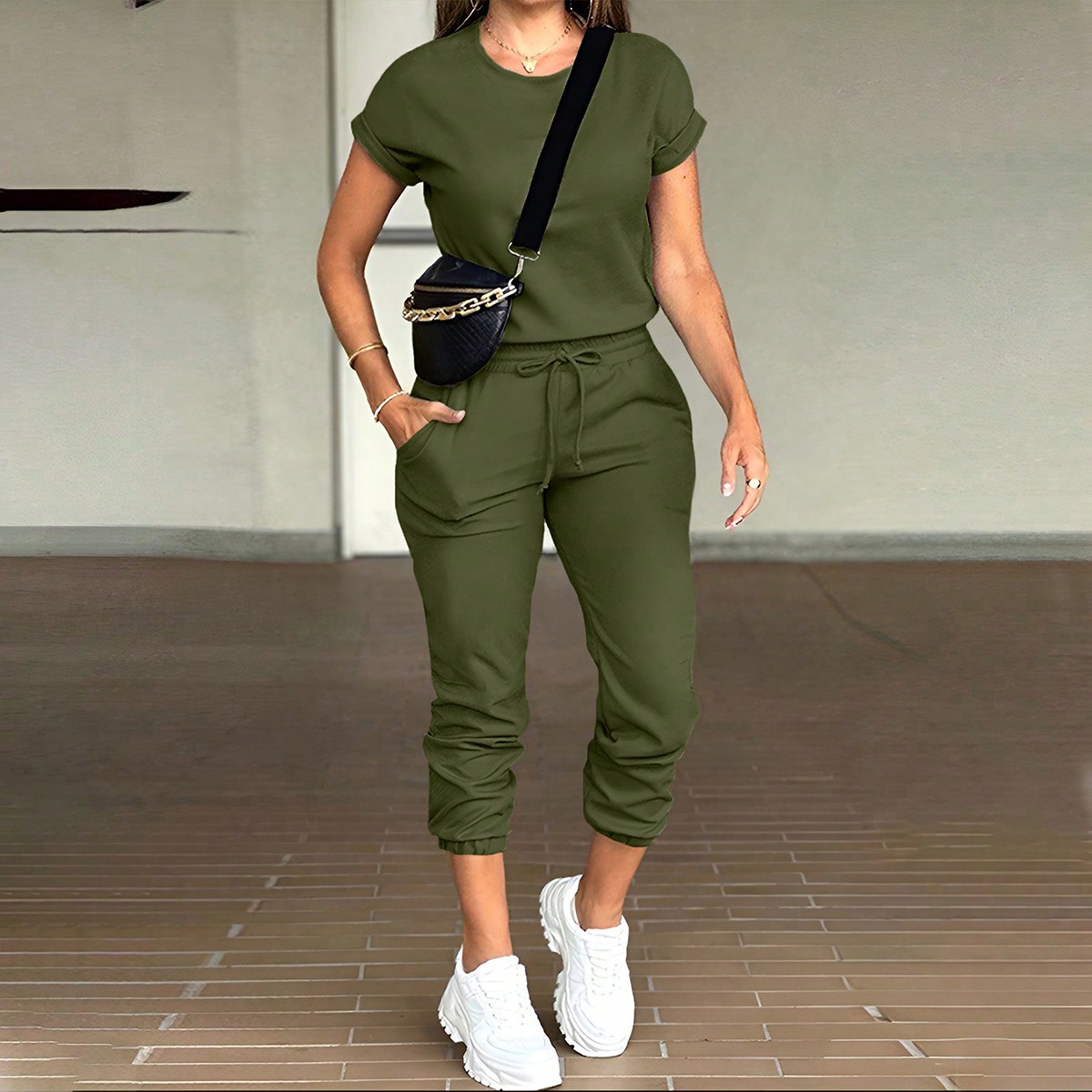 Conjunto de Calças Femininas e - Summer Clothing Work avaliação e preço