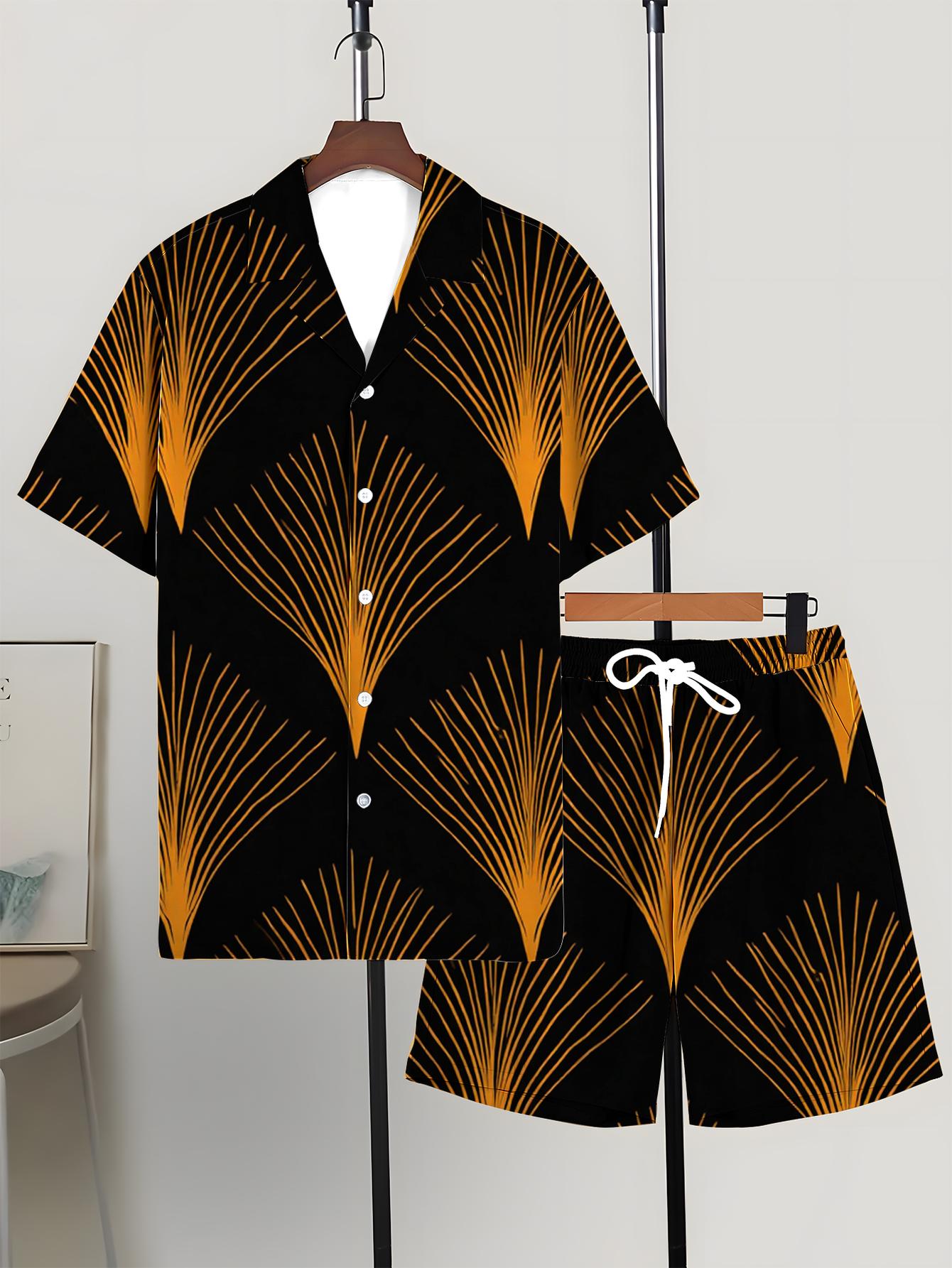 Conjuntos de Camisa Masculina  - Summer Clothing Drip avaliação e preço