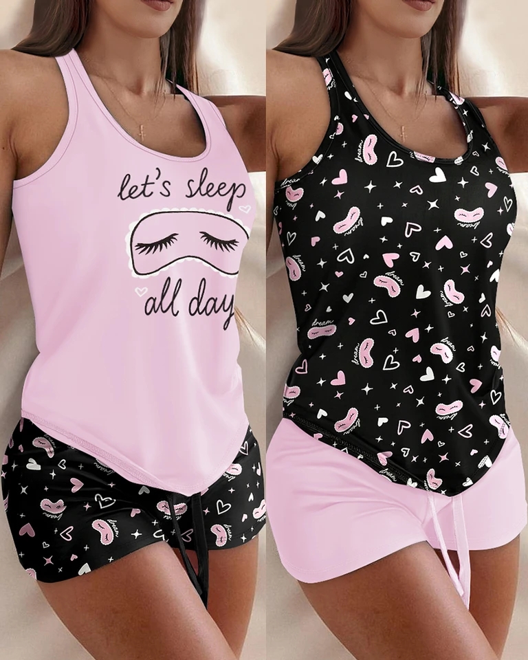 Conjuntos de Pijamas para Mulh - Summer Clothing Italy avaliação e preço