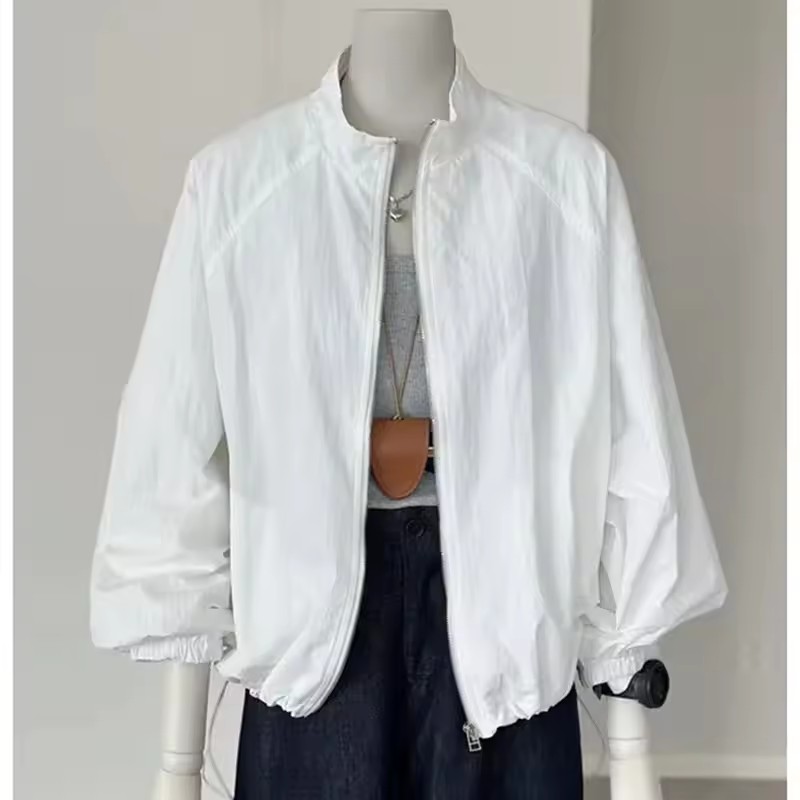 Mulheres coreanas manga compri - Crew Clothing Summer Jacket avaliação e preço