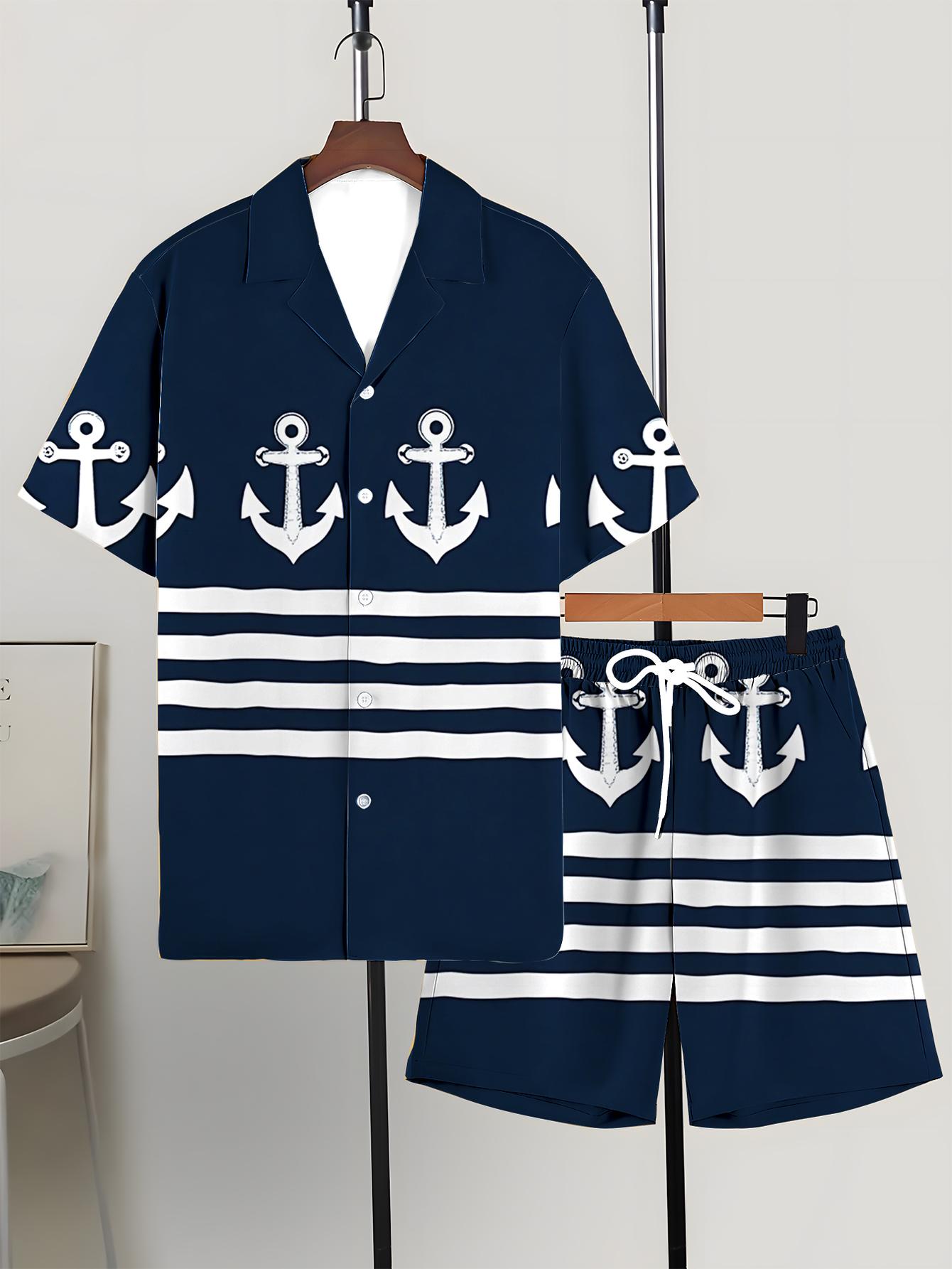 Conjuntos de Camisa Masculina  - Summer Clothing Drip avaliação e preço