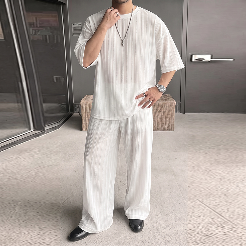 Conjuntos Masculinos INCERUN,  - Summer Clothes Fashion avaliação e preço