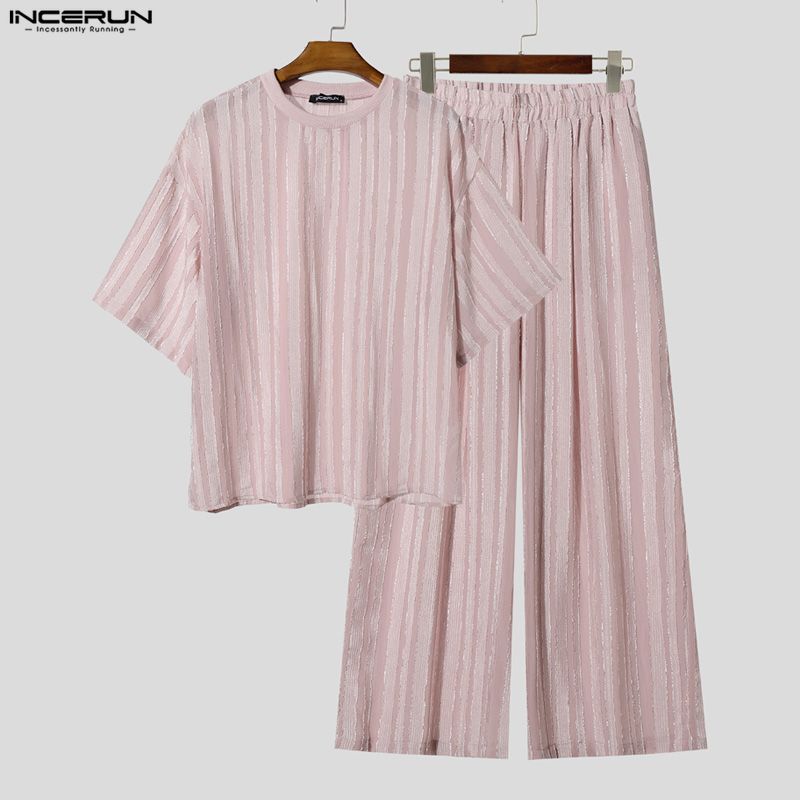 Conjuntos Masculinos INCERUN,  - Summer Clothes Fashion avaliação e preço