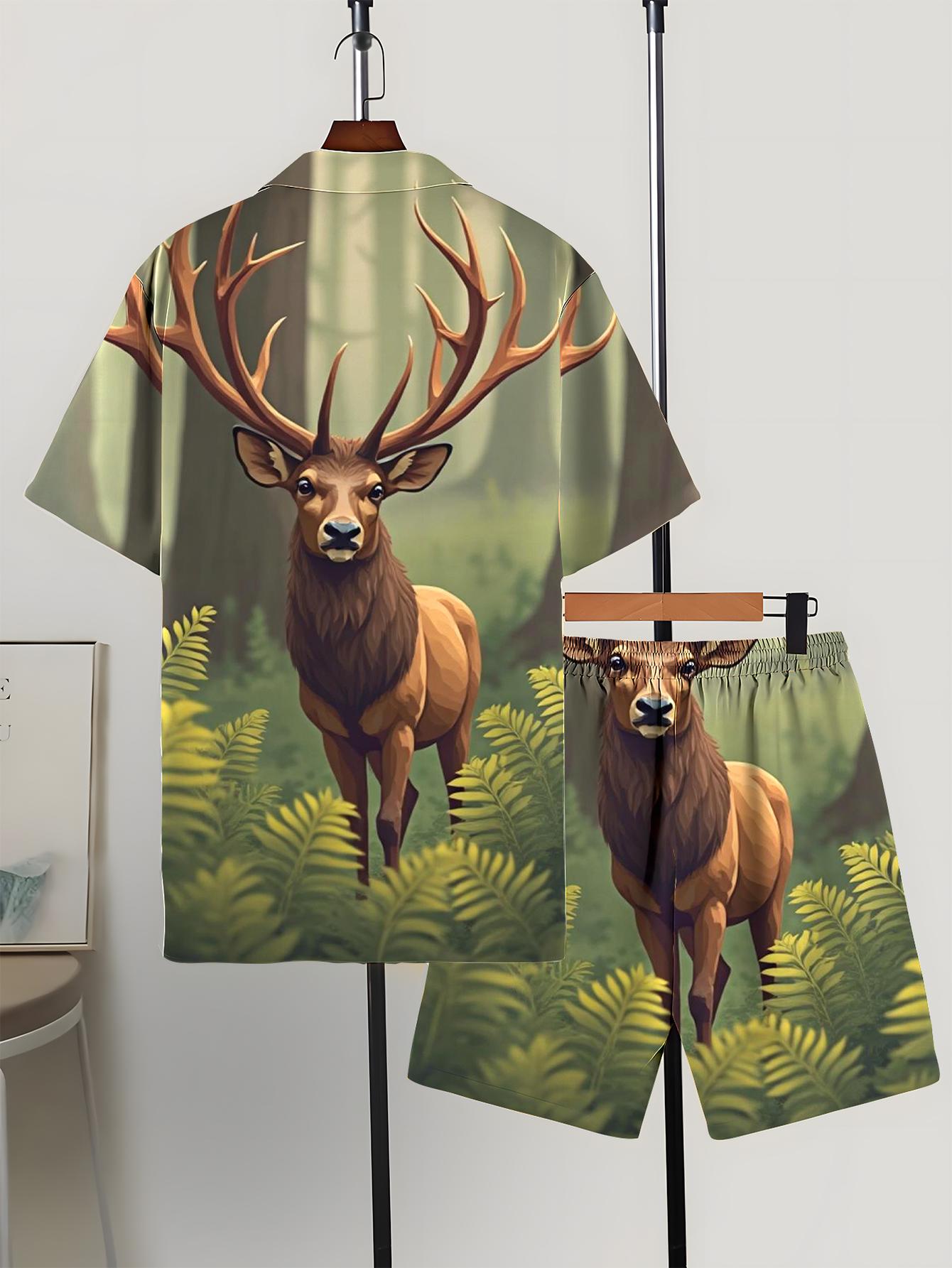 Conjuntos de Camisas Masculina - Summer Clothing Drip avaliação e preço