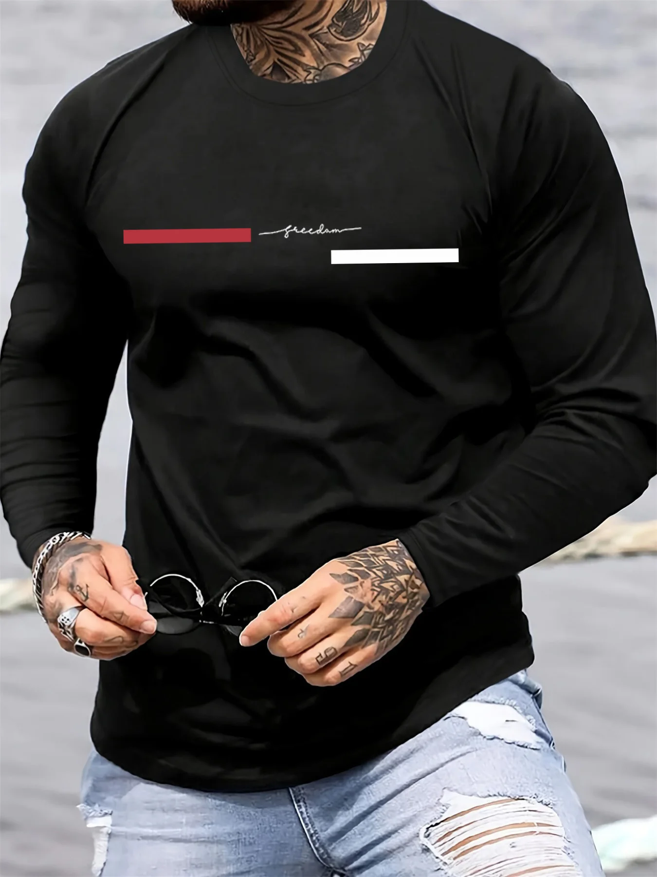 Camiseta masculina de manga co - Summer Clothing Trend avaliação e preço
