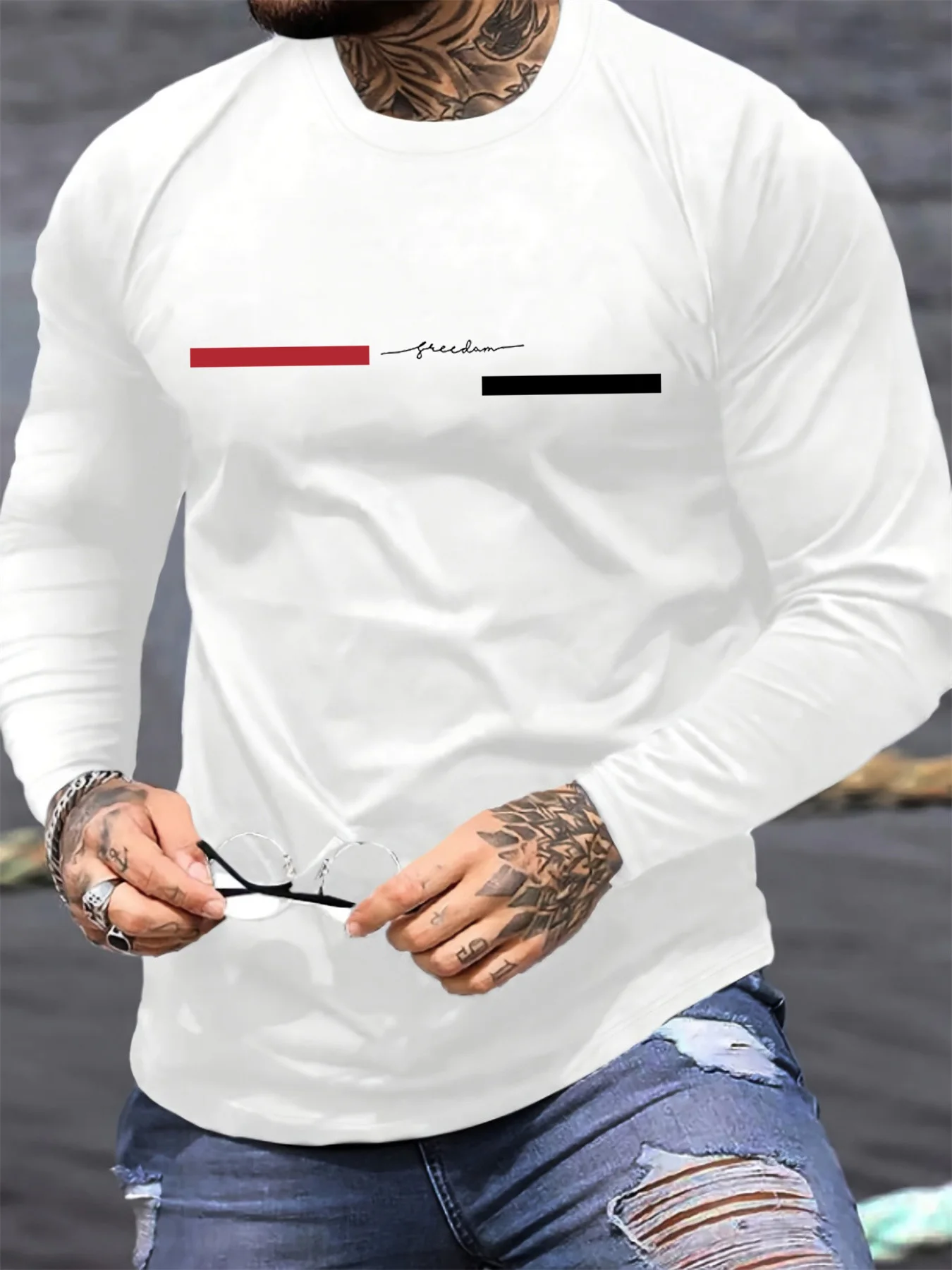 Camiseta masculina de manga co - Summer Clothing Trend avaliação e preço