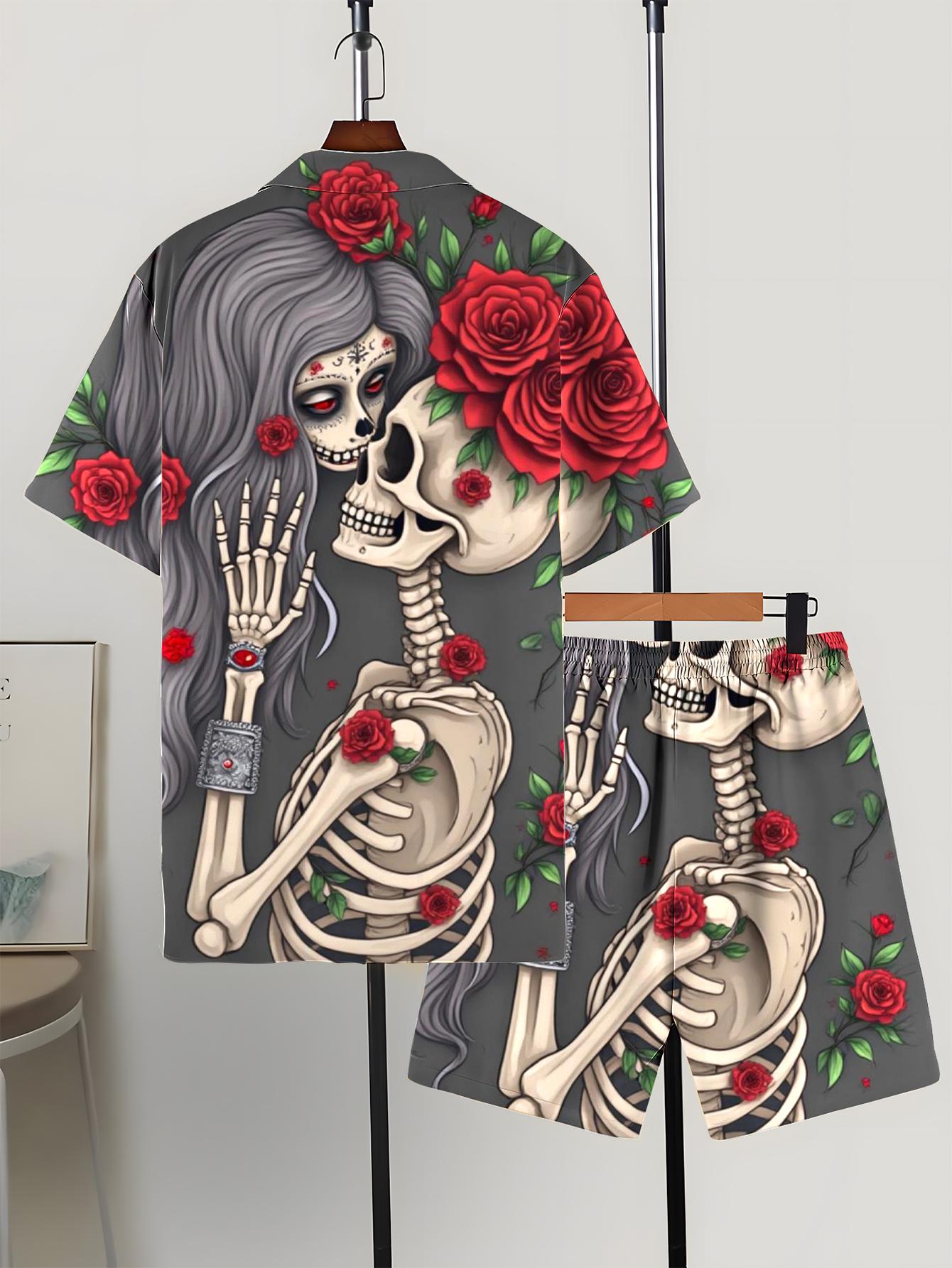 Conjuntos de Camisas Masculina - Summer Clothing Drip avaliação e preço