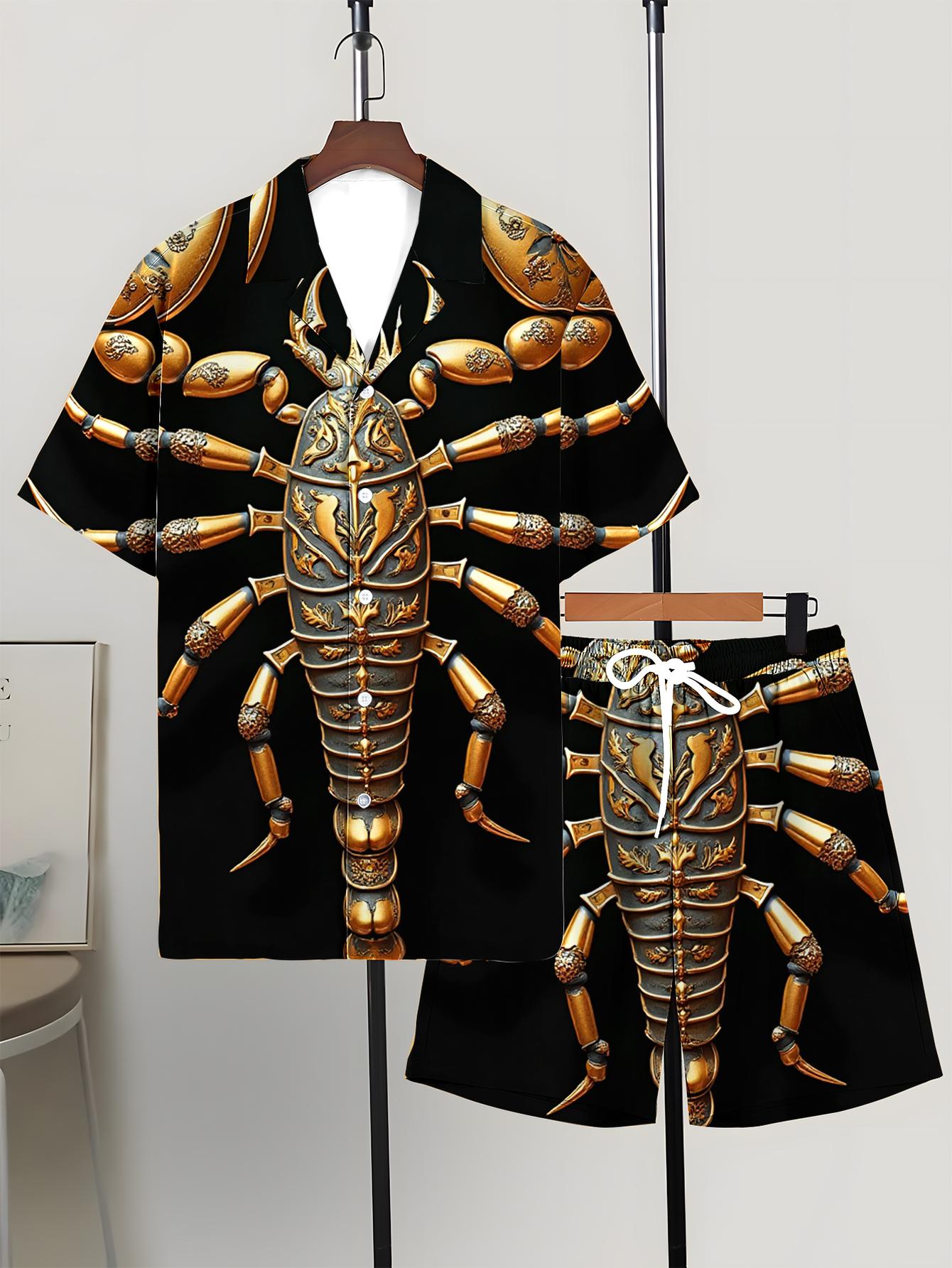 Conjuntos de Camisas Masculina - Summer Clothing Drip avaliação e preço