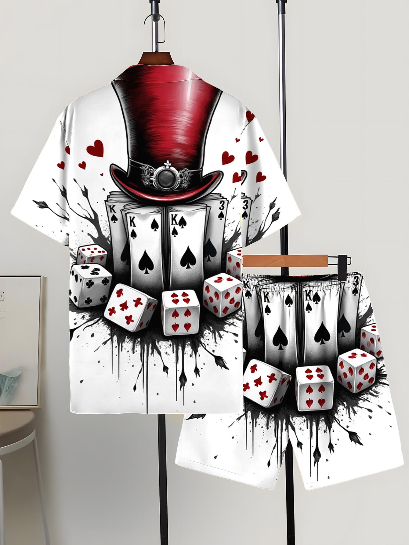 Conjuntos de Camisas Masculina - Summer Clothing Drip avaliação e preço