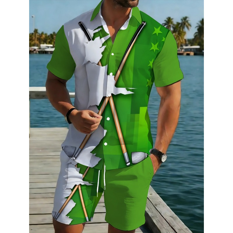 Conjunto Masculino Leve Casual - Summer Clothing Trend avaliação e preço