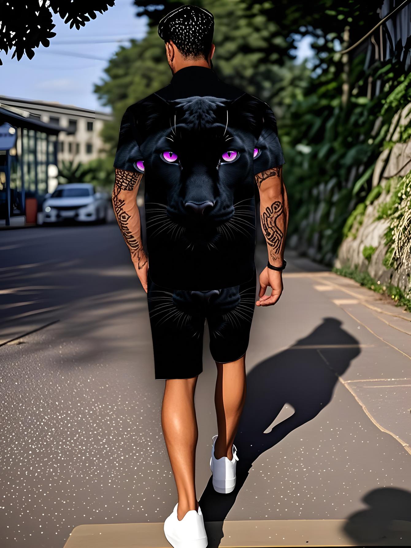 Conjuntos de Camisas Masculina - Summer Clothing Drip avaliação e preço